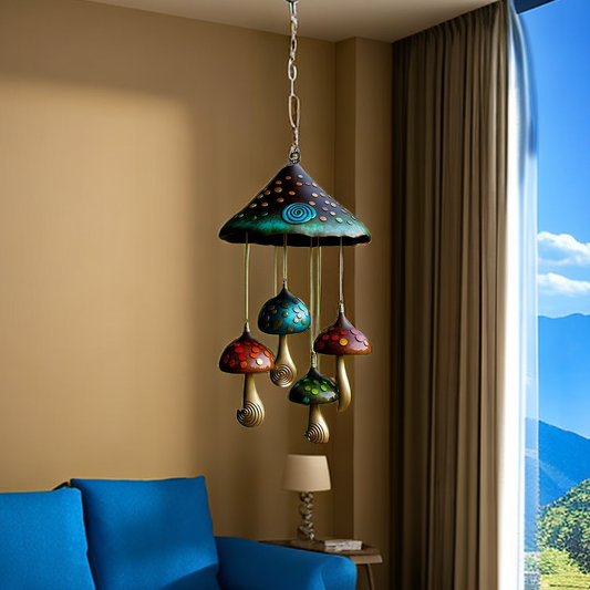 🔥Mushroom Campanula Handmade  Art