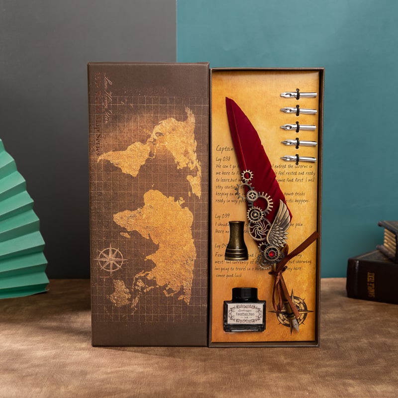 Vintage Steampunk Quill Pen