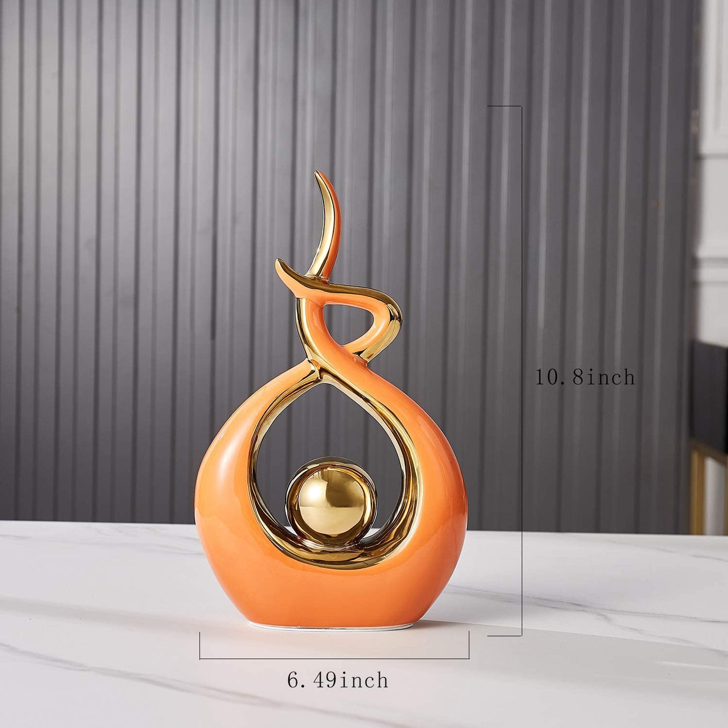 Modern Abstract Art Ceramic Statue