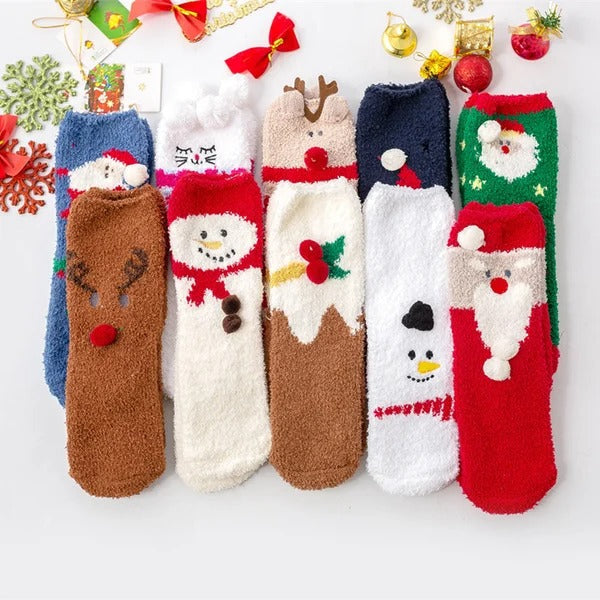 🎁Cute Christmas Style Thickened Warm Socks