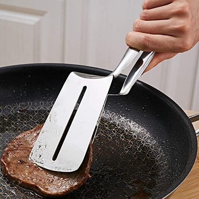 Multifunctional Frying Spatula Steak Clip 304 Stainless Steel🔥