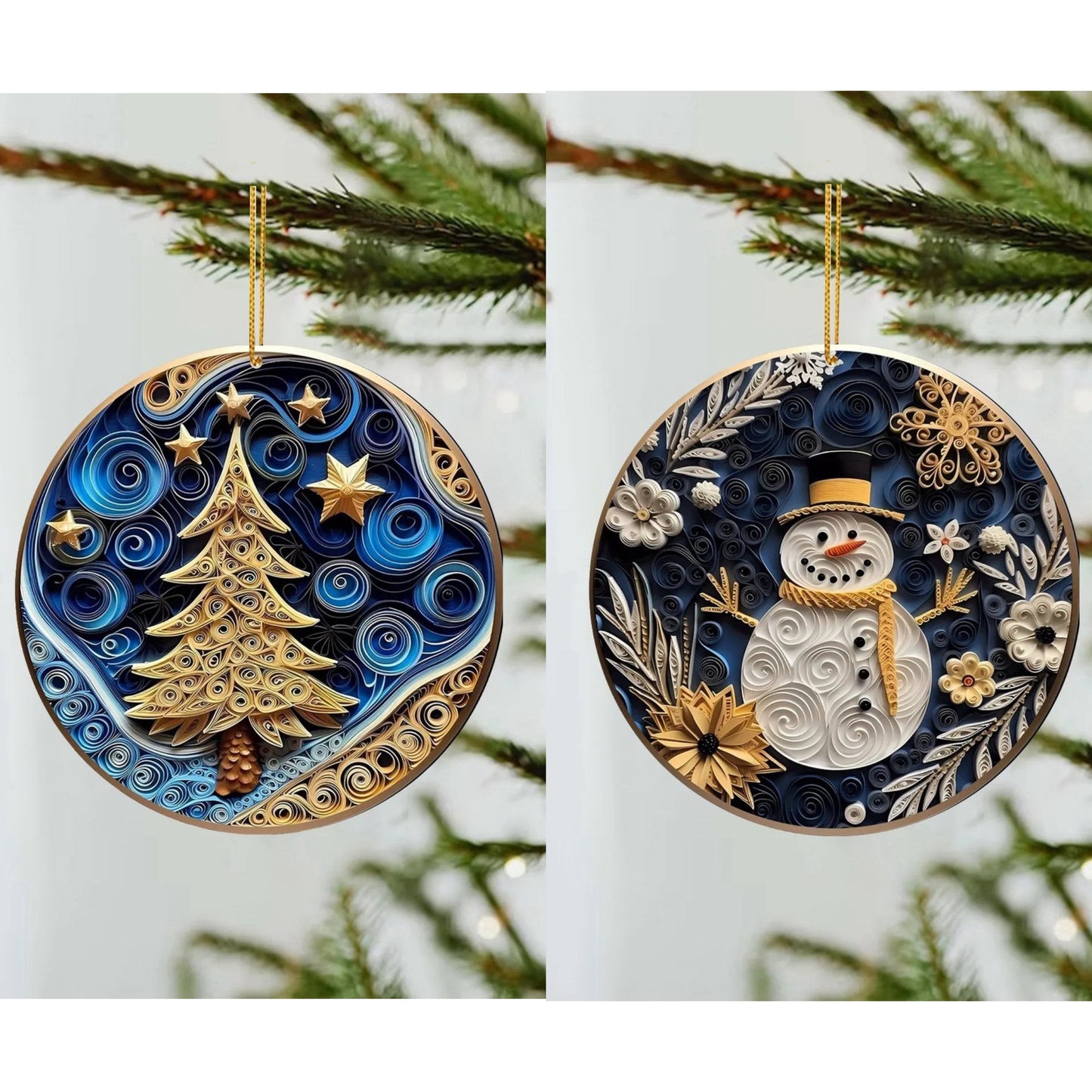 🎄2024   Handmade Ornaments With Good Wishes🎅