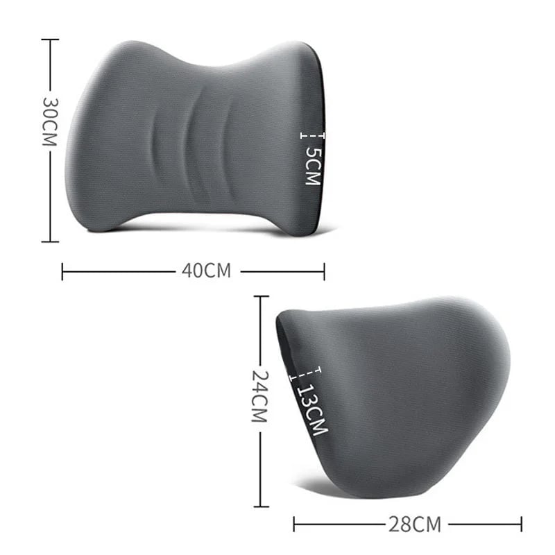 😎Ergonomic headrest and lumbar cushion for car seat🚗