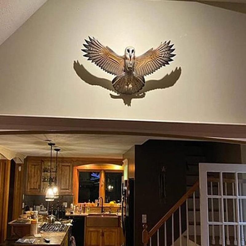 Barn Owl Sculpture Wall Art