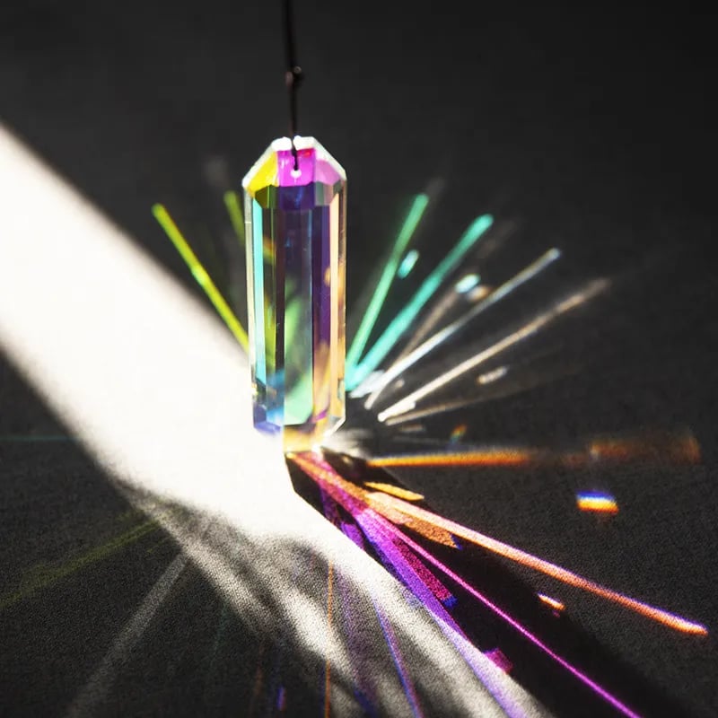 Large Hanging Crystal Prism Suncatcher