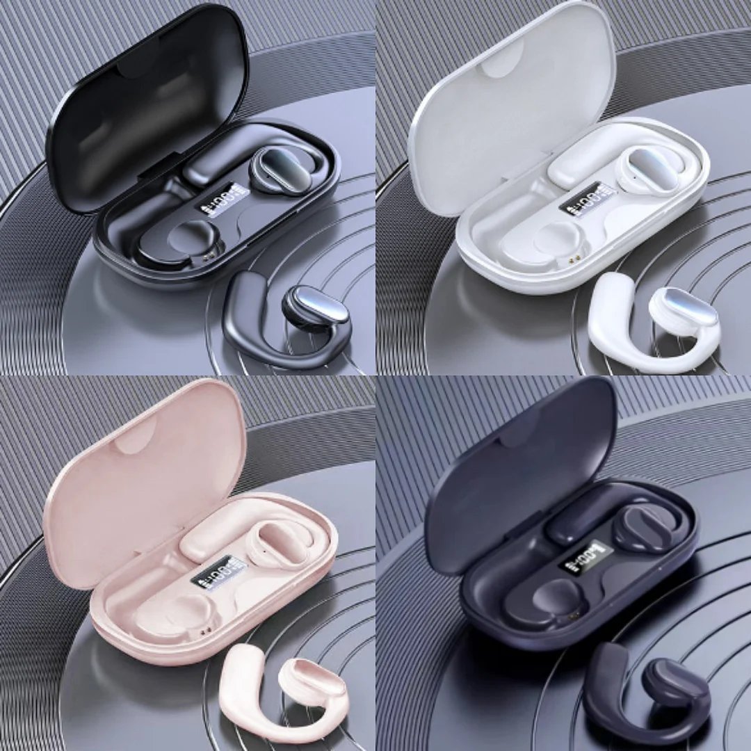 🔥  🎁2024 New Year Hot Sale🎁  49%🔥TWS wireless bone conduction digital Bluetooth earbuds