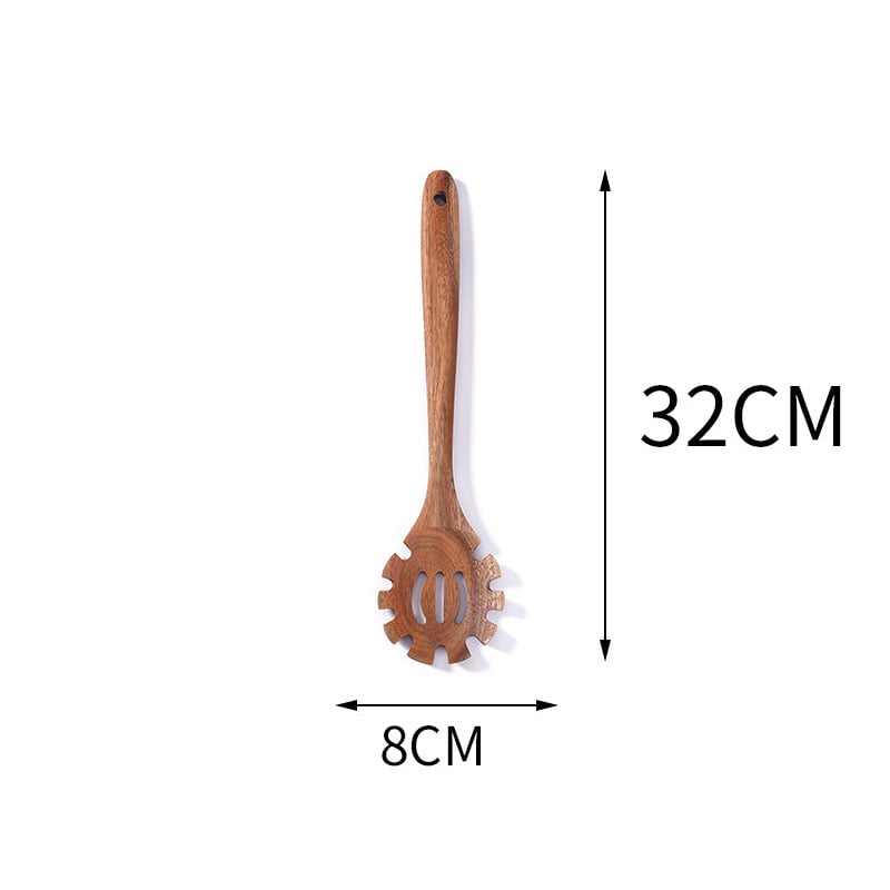 Eco-Friendly Teak Wood Kitchen Spoon Set