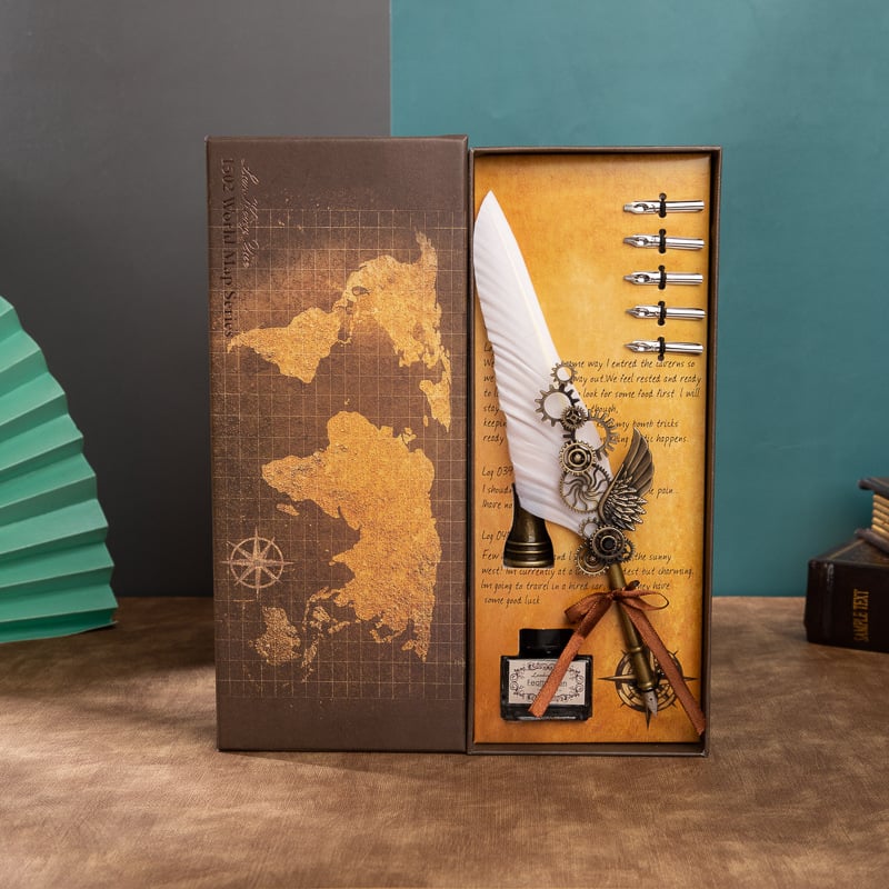 Vintage Steampunk Quill Pen