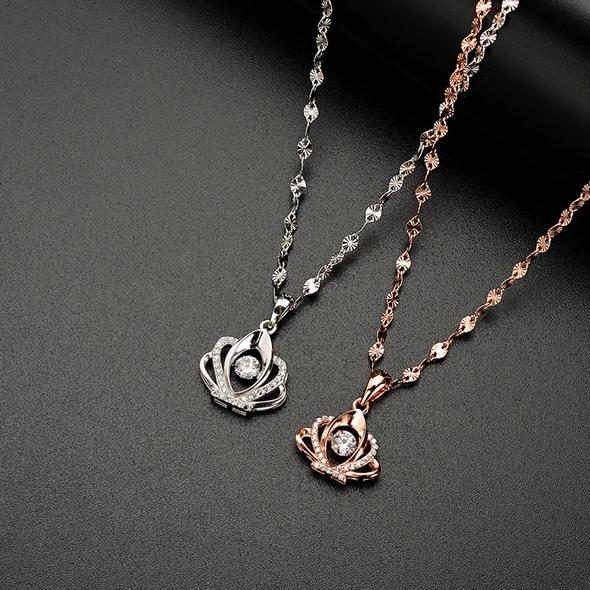 Beating Heart Silver Necklace