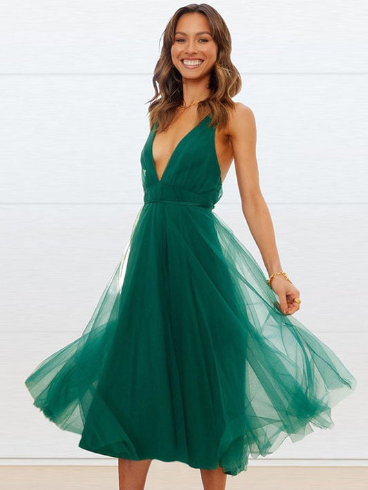 Women's New  Summer Sexy Mesh Skirt