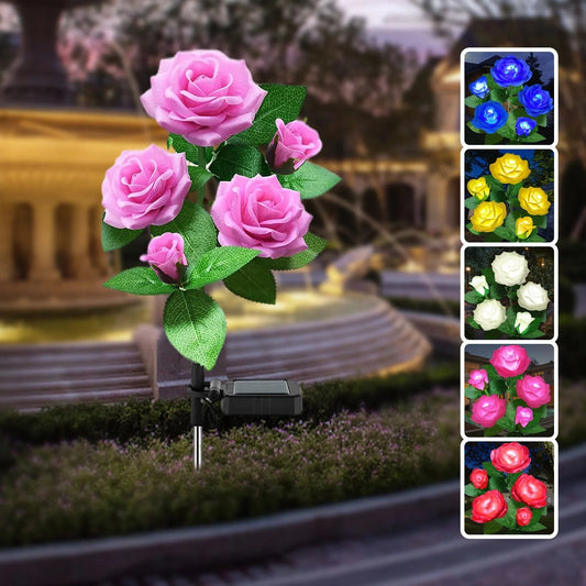 Solar Flower Stake Lights