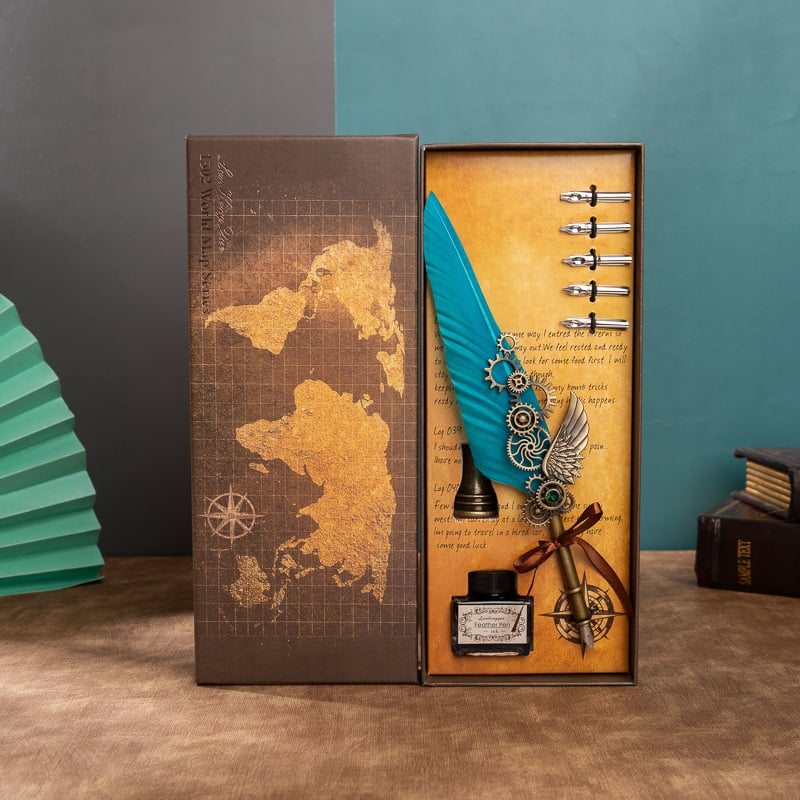 Vintage Steampunk Quill Pen