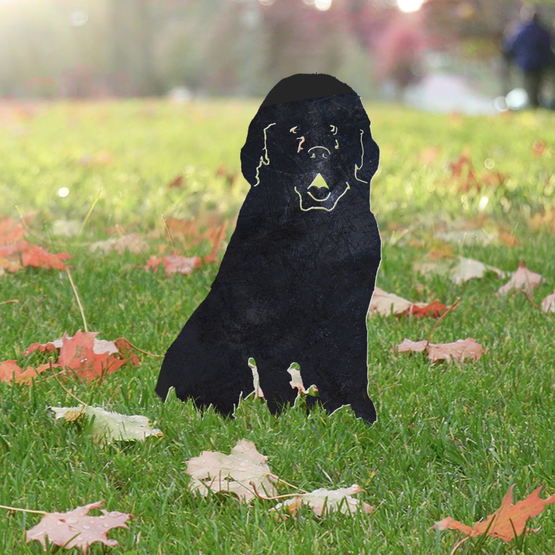 Newfoundland Metal Silhouette