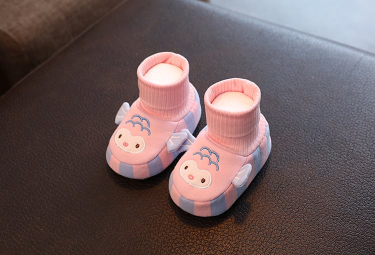 Baby Cartoon Plush Cotton Toddler Shoes👣