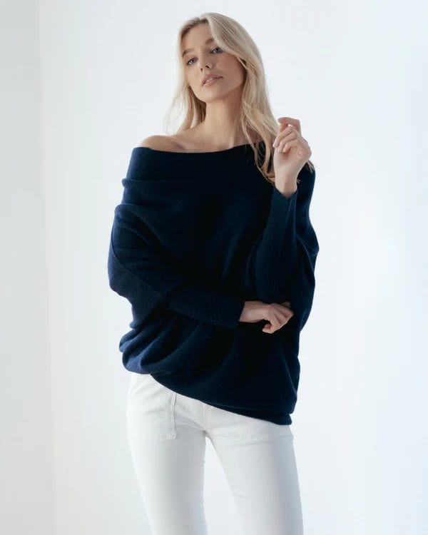 🎅Last day special🌲JAKI Asymmetric Draped Jumper