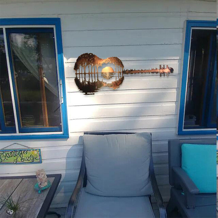 Handmade Angel Abstract Guitar Metal | Guitarist Art | Ideal Gift for Guitar