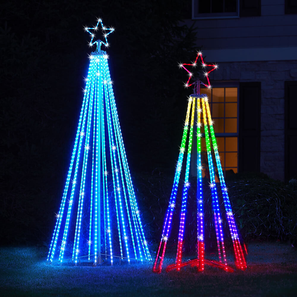 MULTICOLOR LED ANIMATED OUTDOOR CHRISTMAS TREE LIGHTSHOW-frame not included
