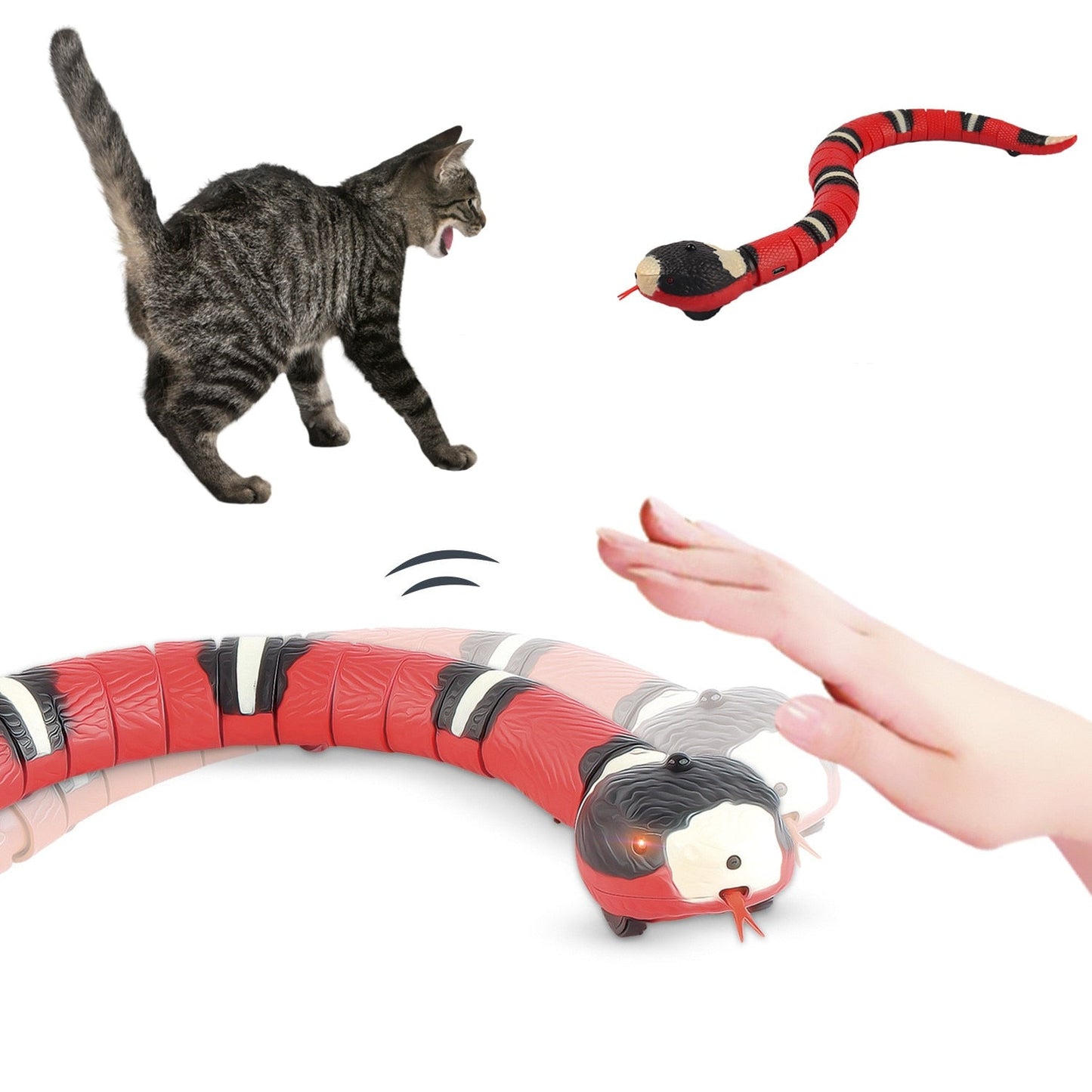 Smart sensory snake toy