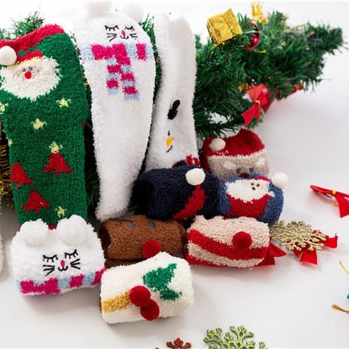 🎁Cute Christmas Style Thickened Warm Socks