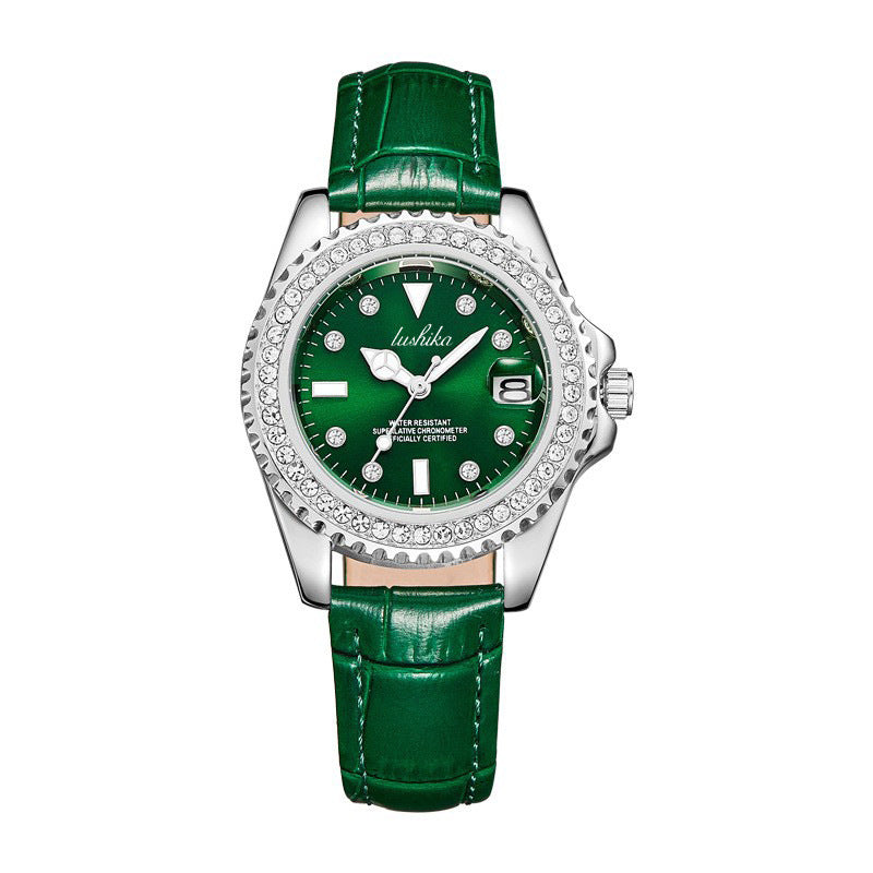 Ladies Vintage Elegant Full of Diamonds Watch