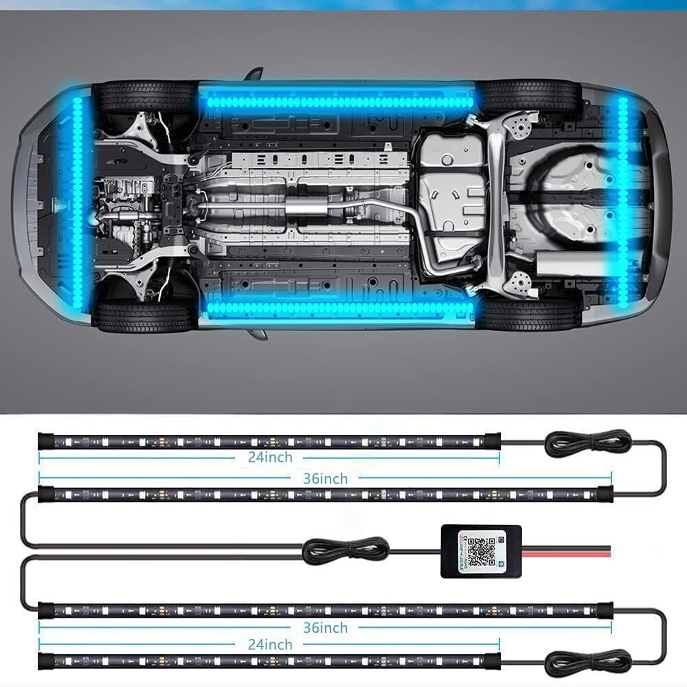 New Car Chassis Flexible RGB Waterproof LED Strip Lights