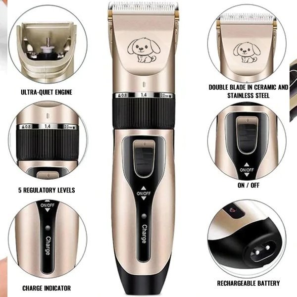 Ultra-Quiet Professional Dog Clipper