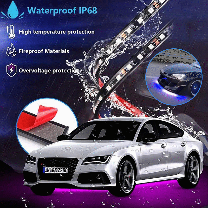 New Car Chassis Flexible RGB Waterproof LED Strip Lights