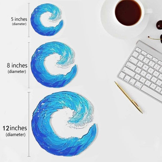 🌊Flash Sale 49% OFF - Ocean Wave Fused Resin Sculpture