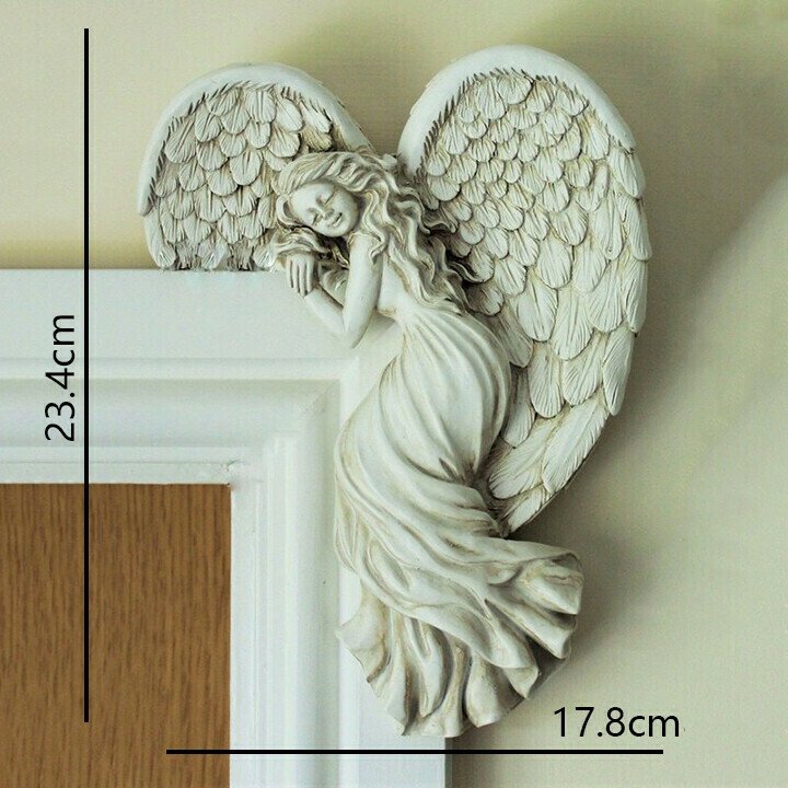 Door Frame Angel Wings Sculpture.