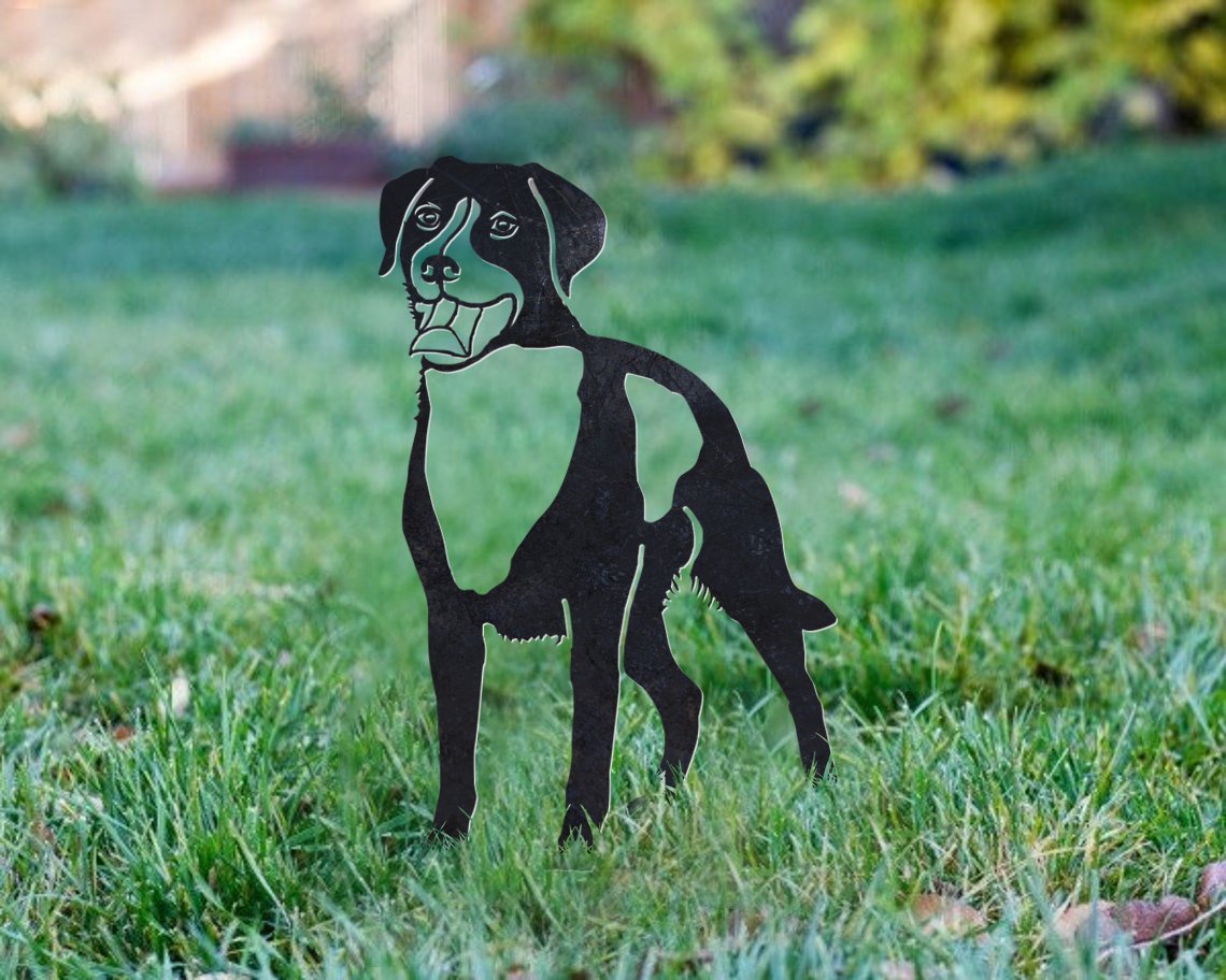 Labrador Retriever Metal Silhouette