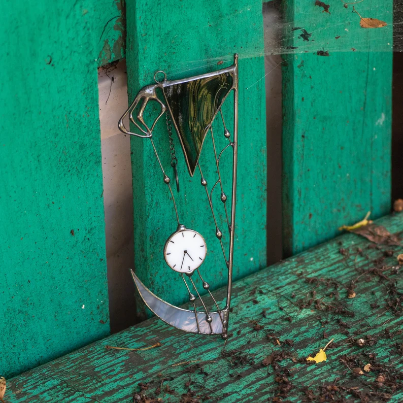 🎃Grim Reaper Stained Glass Suncatcher💀