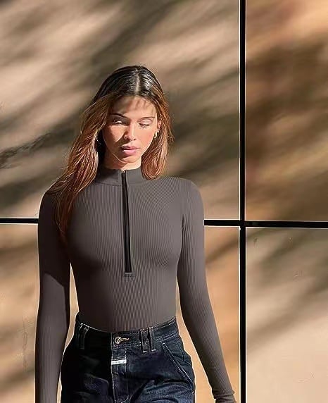 🔥Zip Up Body Suit Set