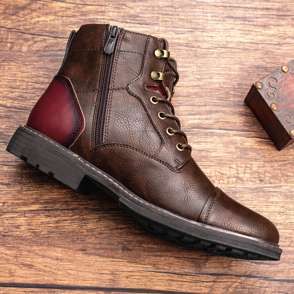 Hecrafted Men's  Retro Boots