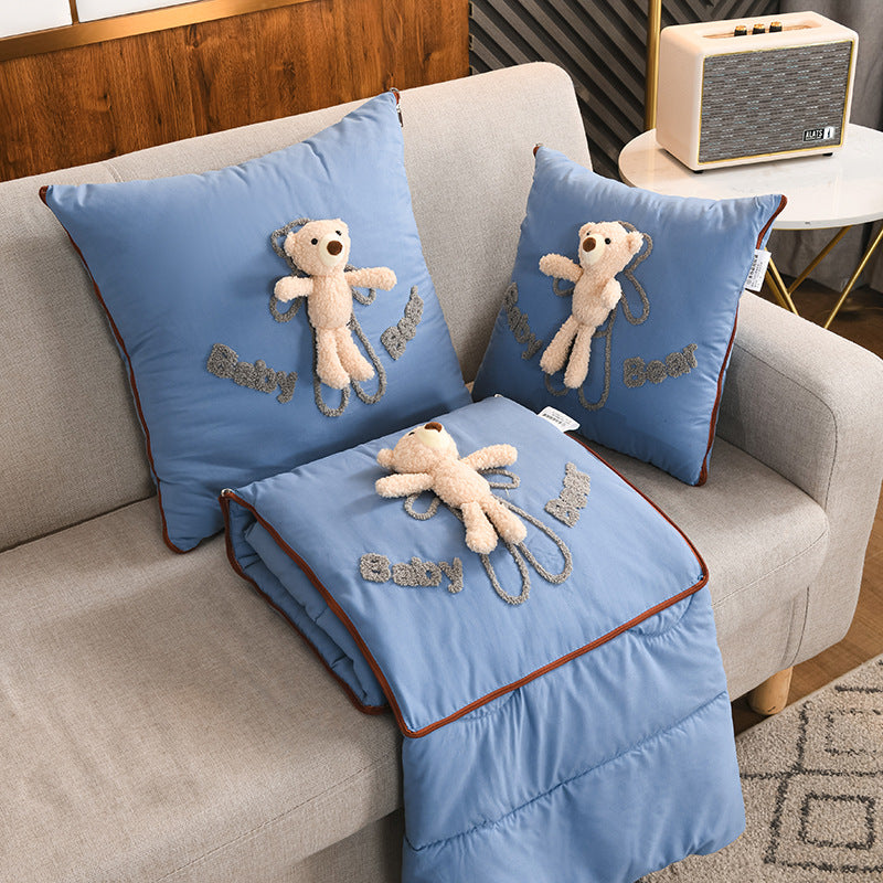 Throw Pillow Quilt Two in One