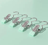 💥2023 Hot Sale💥Anti-rust Clip Space-saving Clothespin Hat Pants Storage Hanging Travel Hook