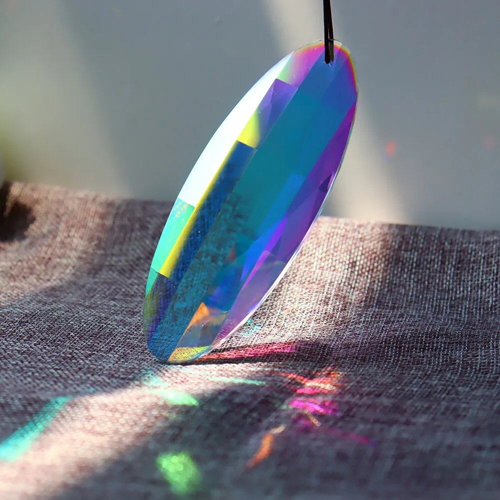 Large Hanging Crystal Prism Suncatcher