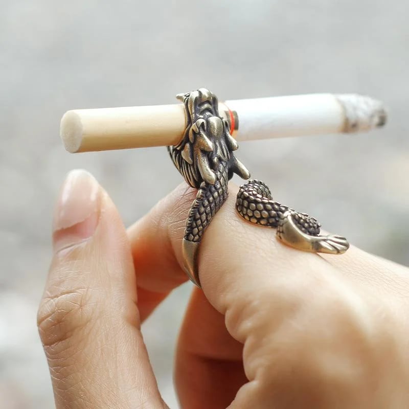 🔥BUY 1 GET 1 FREE - Vintage Punk Dragon Animal Wrap Ring