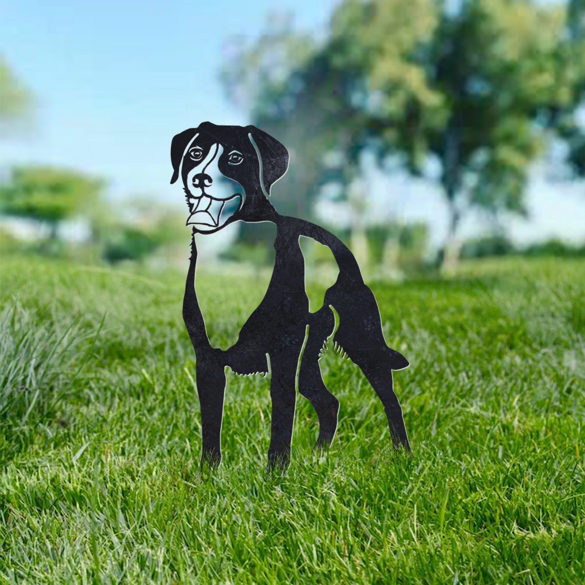 Labrador Retriever Metal Silhouette