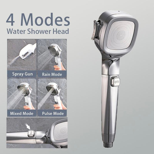 🎁mode Handheld Pressurized Shower Head with Pause Switch