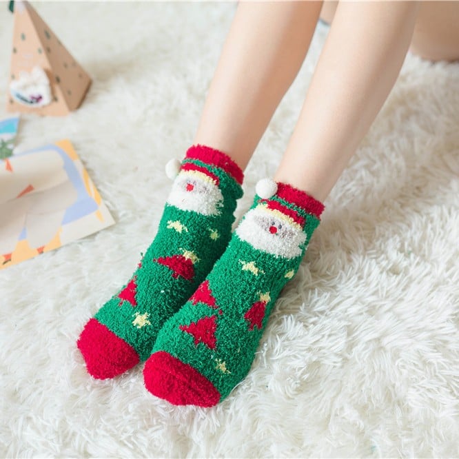 🎁Cute Christmas Style Thickened Warm Socks