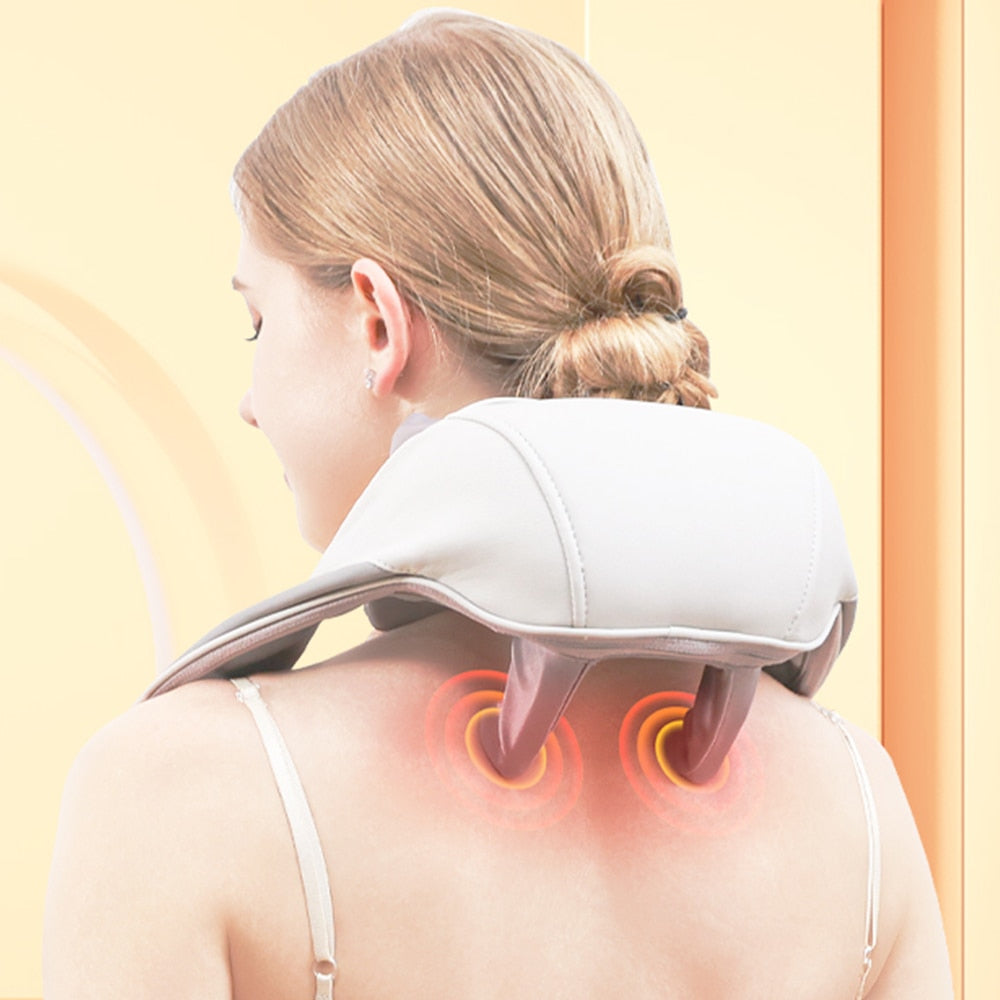 🌹2023 Summer Hot Sale-Neck & Shoulder Massager with Heat