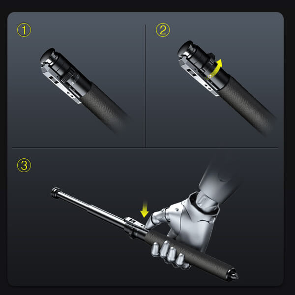 🎁Enhanced Automatic Retractable Self-Defense Stick