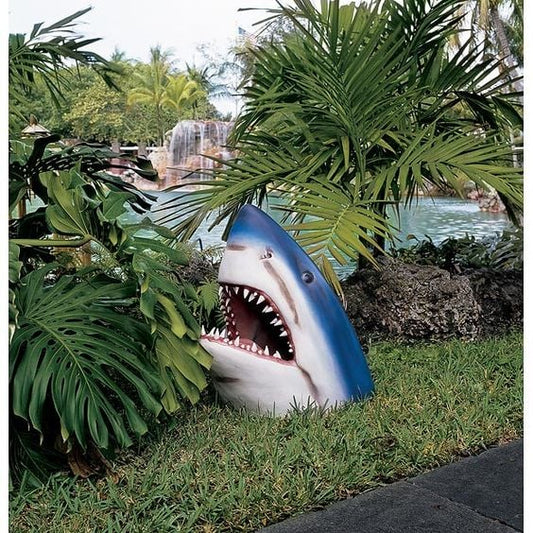 Great White Shark Garden Art