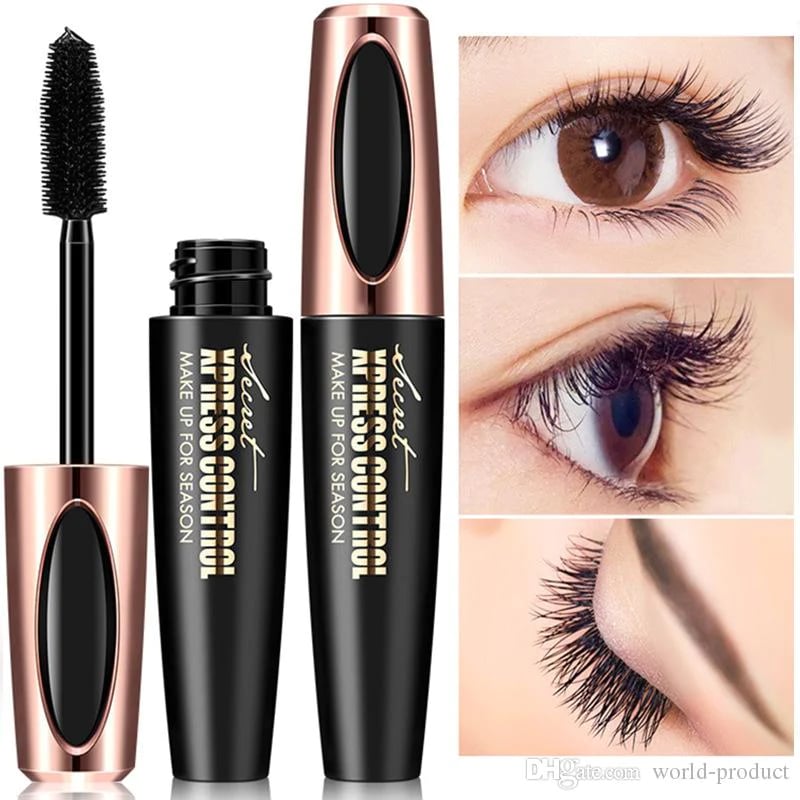 4D Silk Fiber Eyelash Mascara Long-lasting Extension Makeup