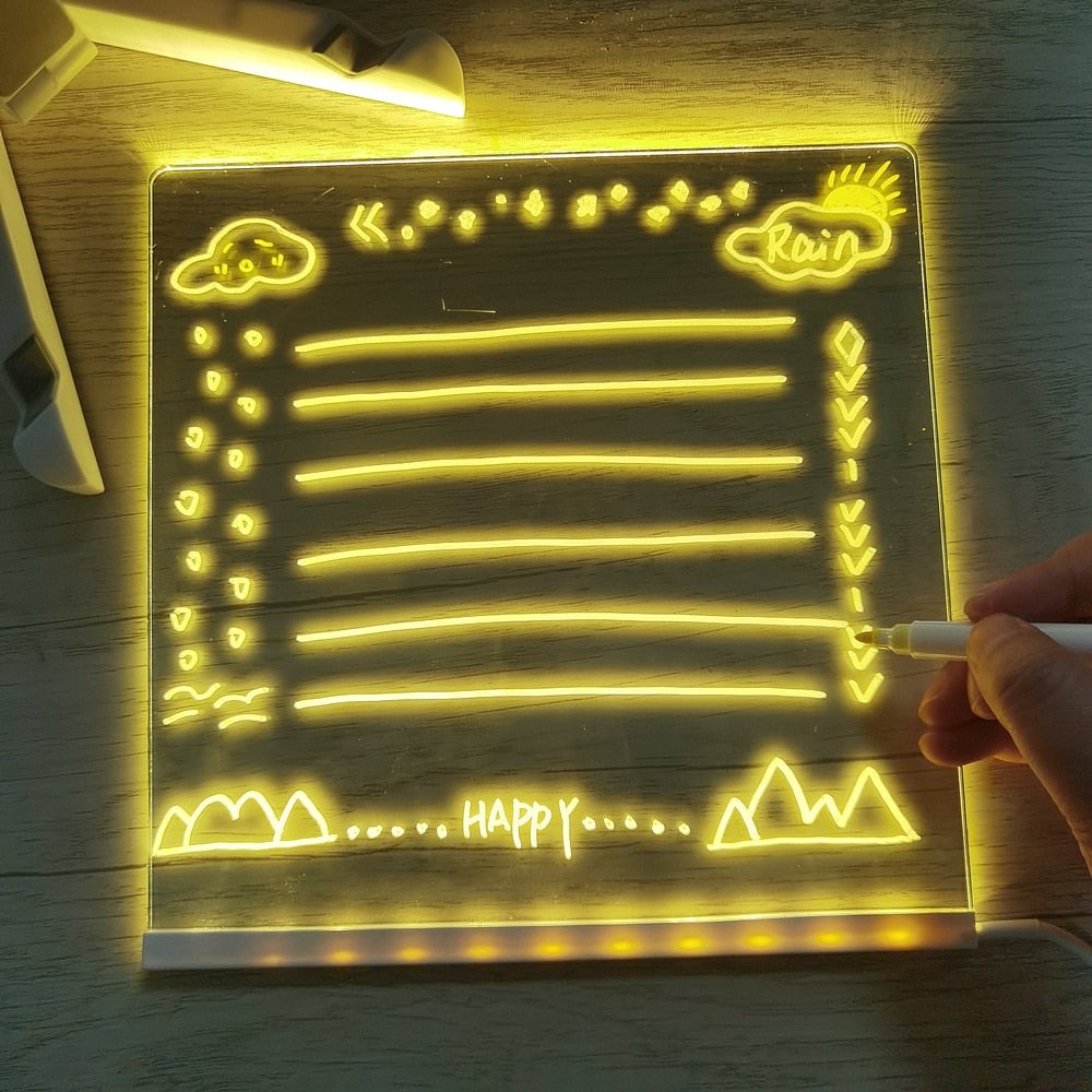🎁-LED Note Board with Colors🎨