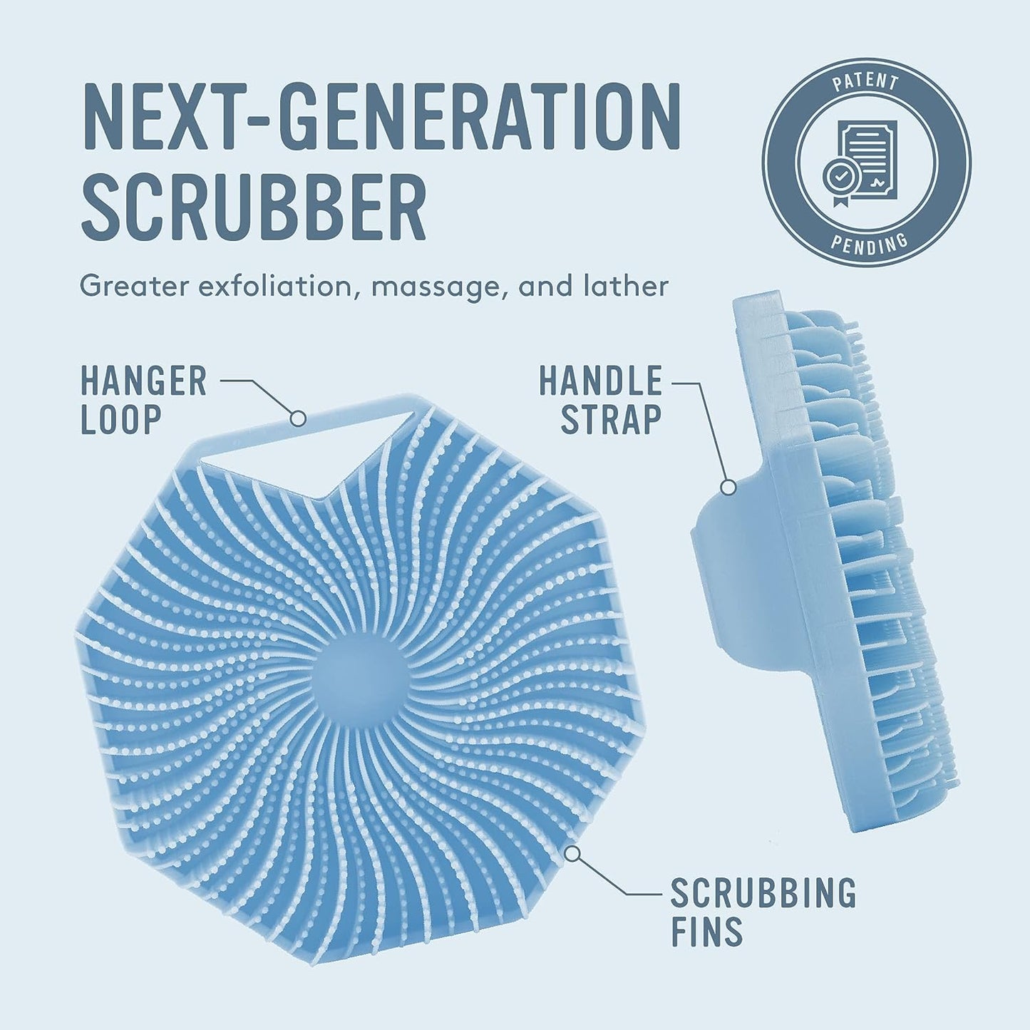 🔥Buy 2 Get 1 Free🔥Antimicrobial Silicone Body Scrubber