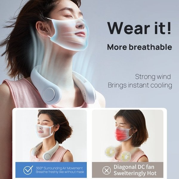 🔥 2023 New Portable Neck Fan🎁