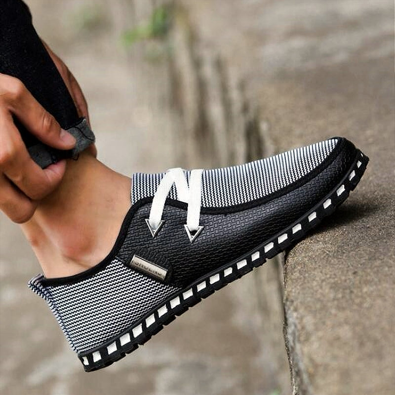 Male High Quality Driving Shoes, Men's Flat Casual Shoes