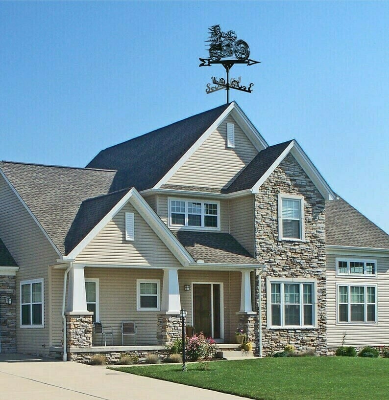 Last Day Promotion 50% OFF-Ghost Rider Metal Weathervane for roofs