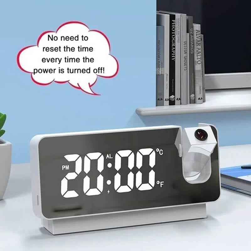 ⏰Mirror Projection Alarm Clock